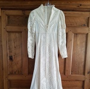 Vintage Gunne Sax White Dress